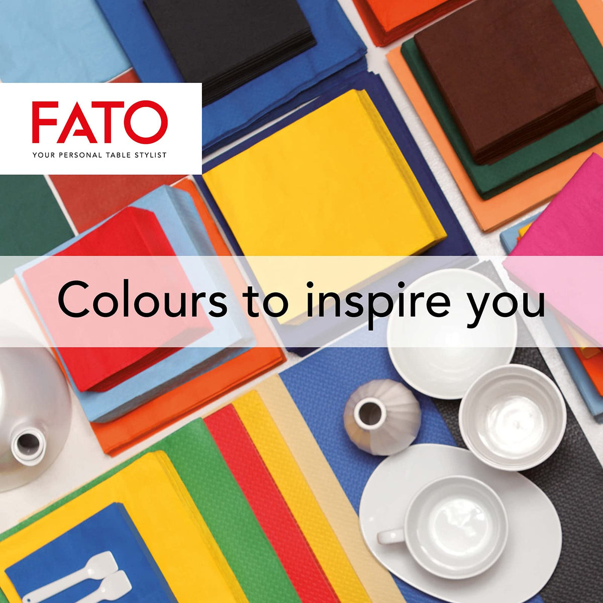 FATO Paper Napkins - 2 Ply Yellow, 50 Pieces, 33 x 33 cm 4