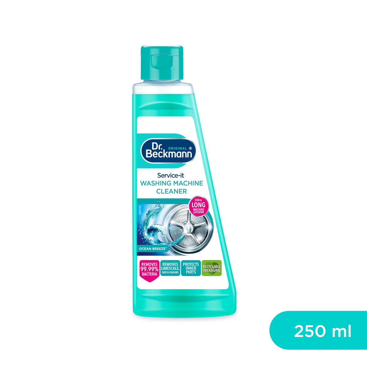 Dr. Beckmann Washing Machine Cleaner - Cleans, Freshens & Maintains | 500ml (2 x 250ml) | Liquid 3