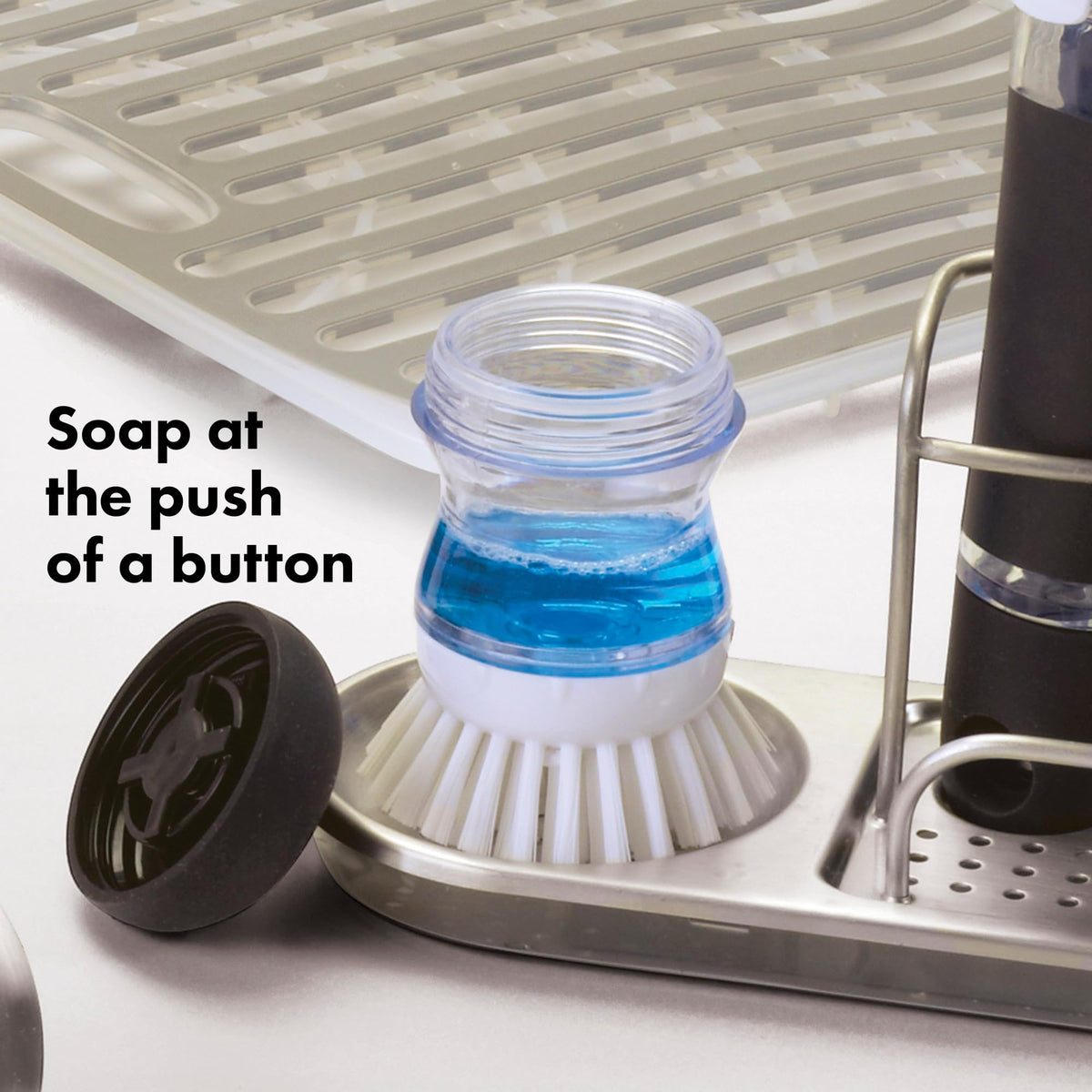 OXO Good Grips Soap Dispensing Palm Brush Refills - Pack of 2 5