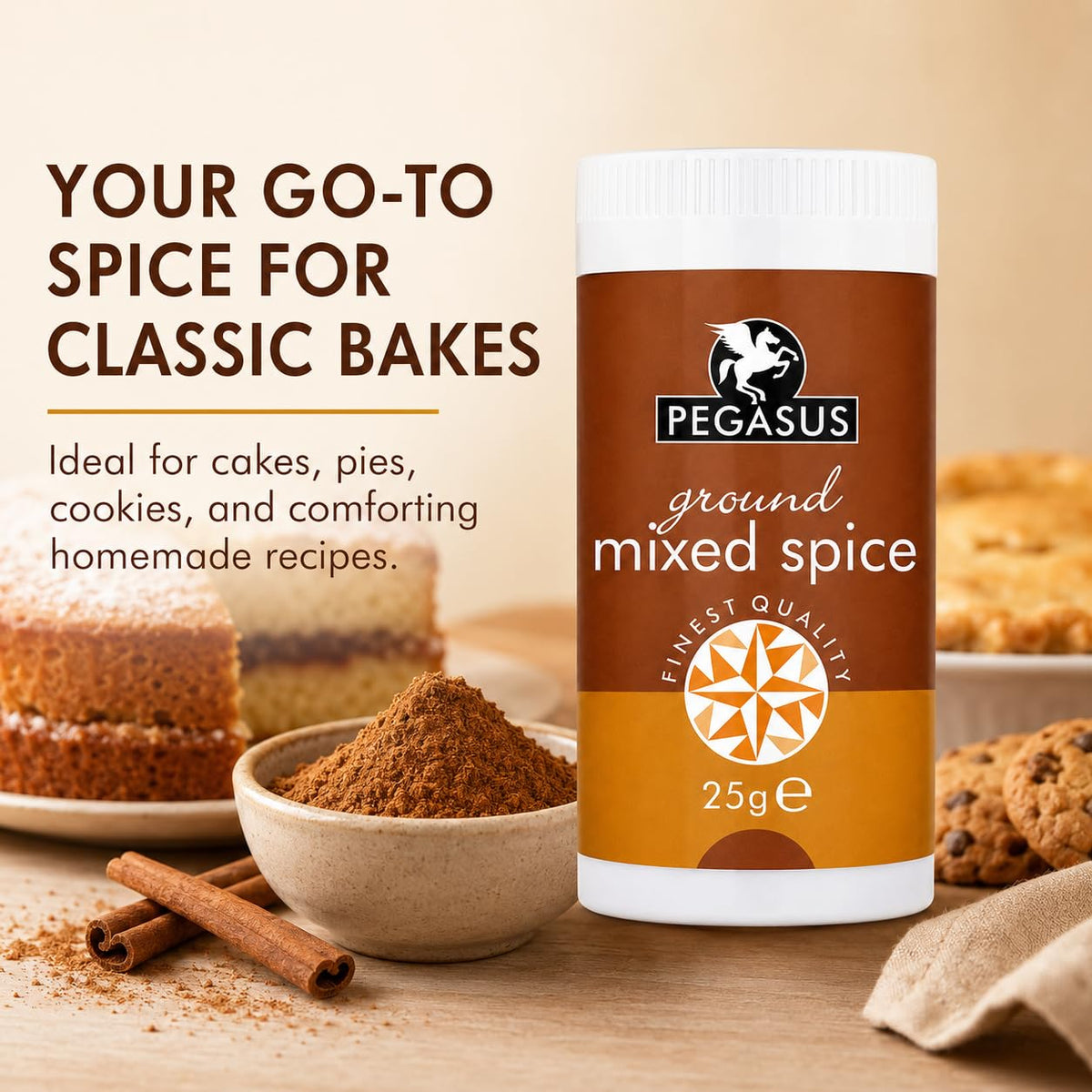 Pegasus Mixed Spice - Aromatic Indian Seasoning Blend, 25g Pack of 2 4