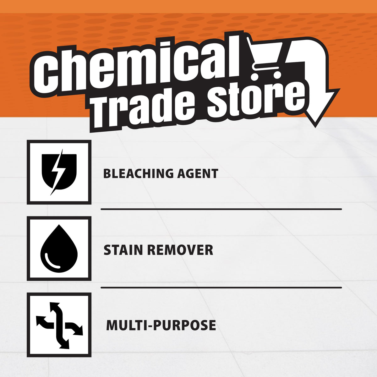 Chemical Trade Store Hydrogen Peroxide Solution 6% - Multi-Purpose Cleaner | 250ml