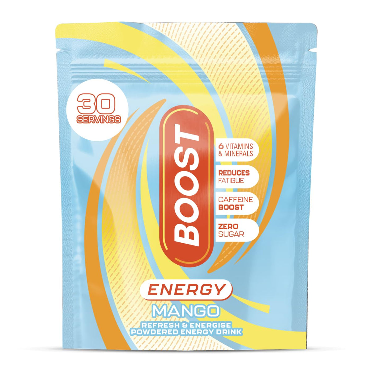 Boost Energy Powder Mango - Zero Sugar, 30 Servings 1