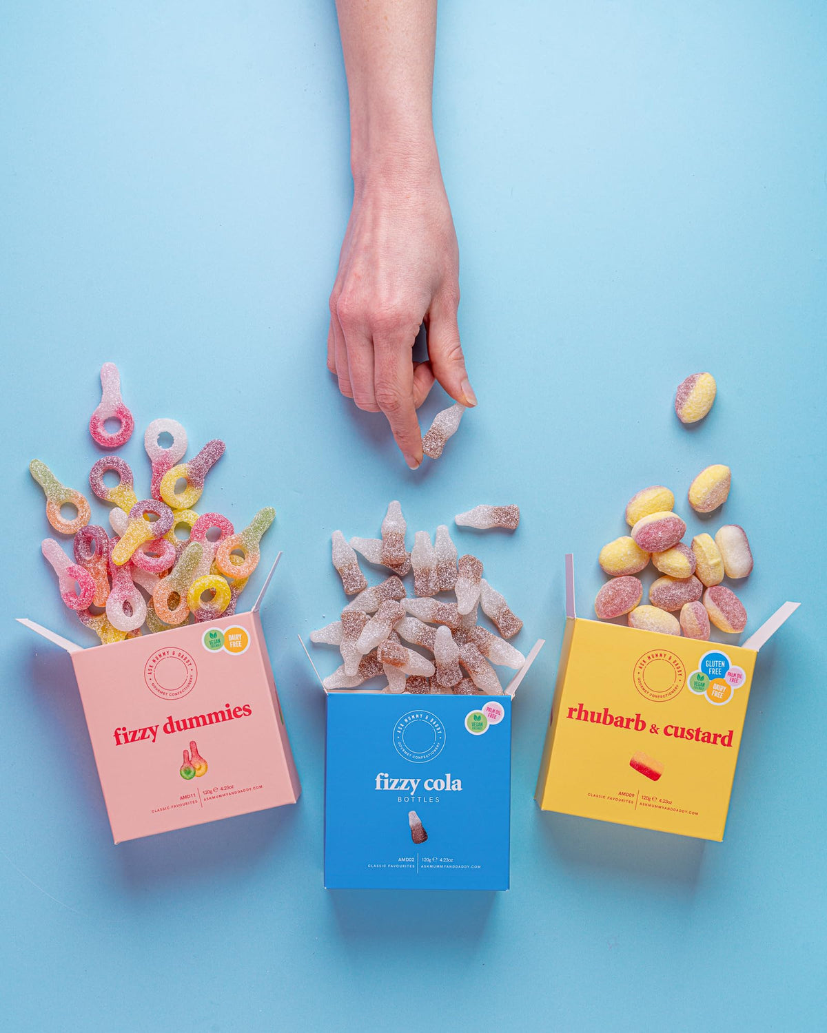 Ask Mummy & Daddy Fizzy Cola Gift Box - 120g | Vegan Friendly | Biodegradable Packaging 3