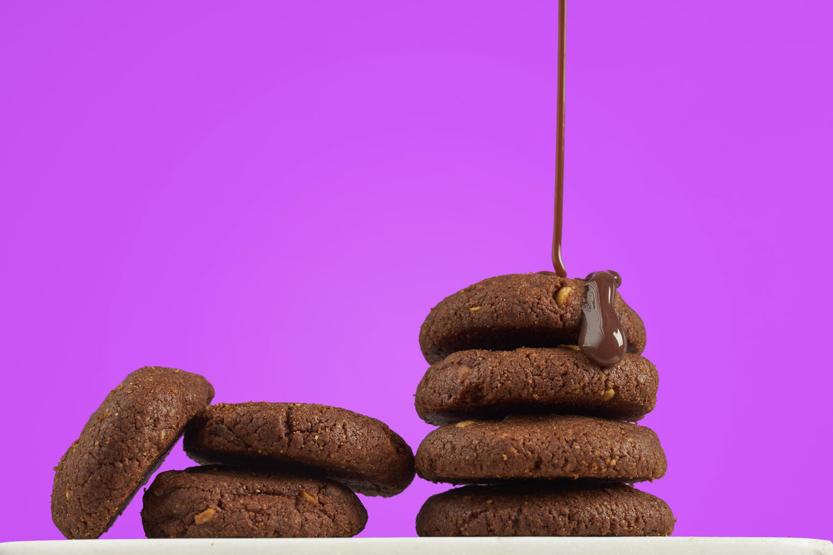 D*MN GOOD Salted Double Chocolate Cookies - Vegan & Gluten-Free | 12 Pack 4