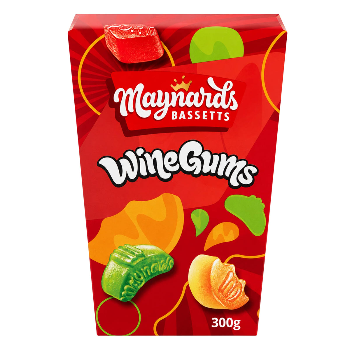 Maynards Bassetts Wine Gums - Fruity Flavours, Chewy Texture | 350g
