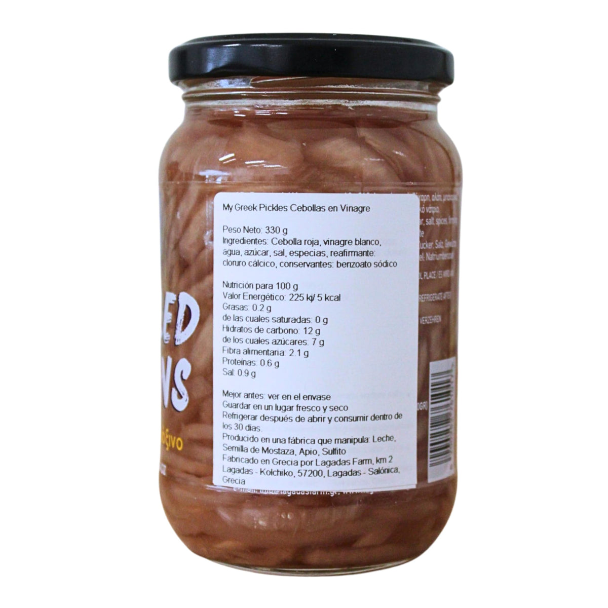SpiceMasters.co.uk My Greek Pickles Pickled Onions - Traditional Greek Recipe | Vegan & Gluten-Free | 2 x 330g 4