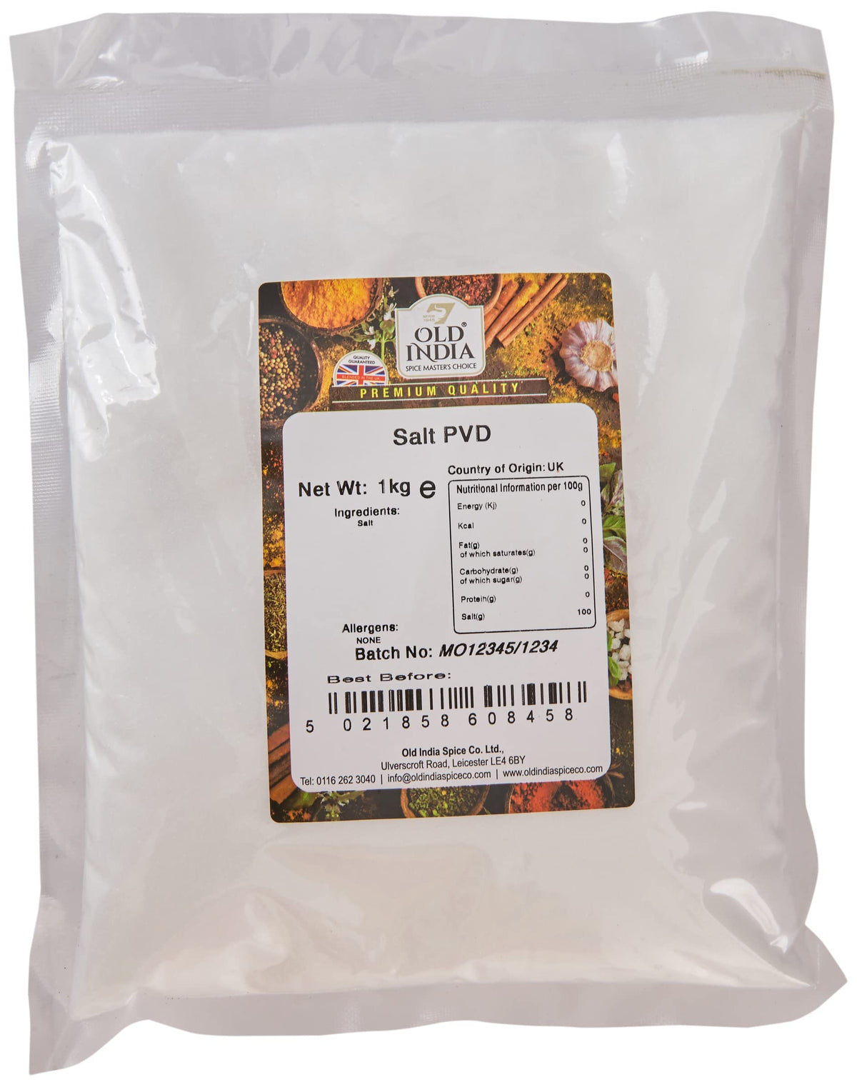 Old India Salt Powder - 1kg 1