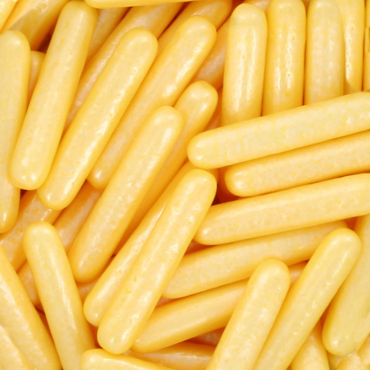 Culpitt Select Yellow Sugar Rods - 500g Pouch | Edible Cake Decorations | 22mm Length 2