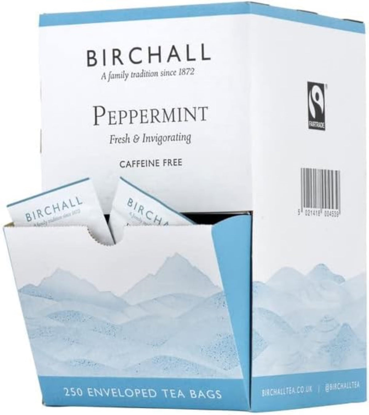Birchall Peppermint Tea - 250 Enveloped Tea Bags | Supports Digestion | Promotes Relaxation