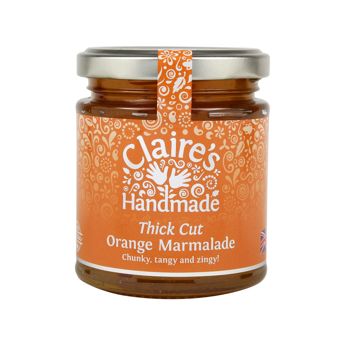 Claire's Handmade Thick Cut Marmalade - Great Taste Award Winner | 227g | Vegetarian & Vegan