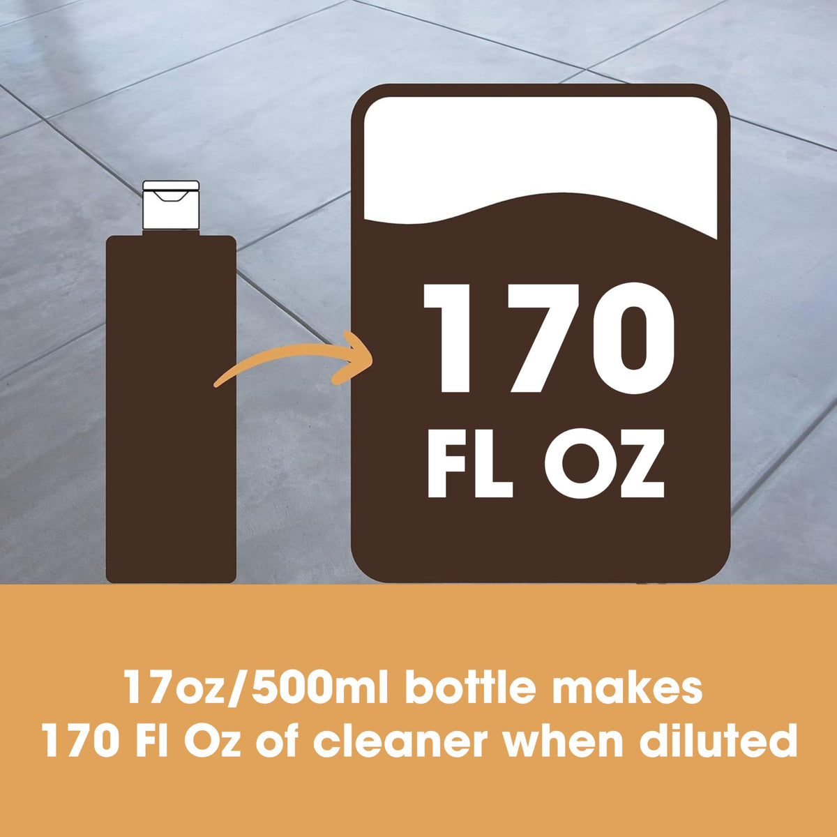 Furniture Clinic Stone & Tile Floor Cleaner - Concentrated Formula | Cleans 1000m² | Lemon Scent
