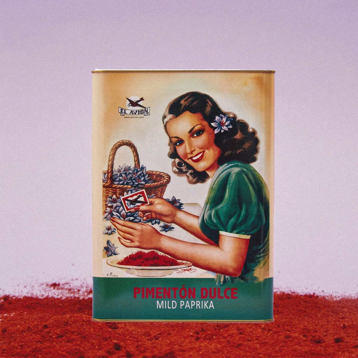 El Avion Vintage Mild Paprika - 75g Tin | Powdered Spice 4