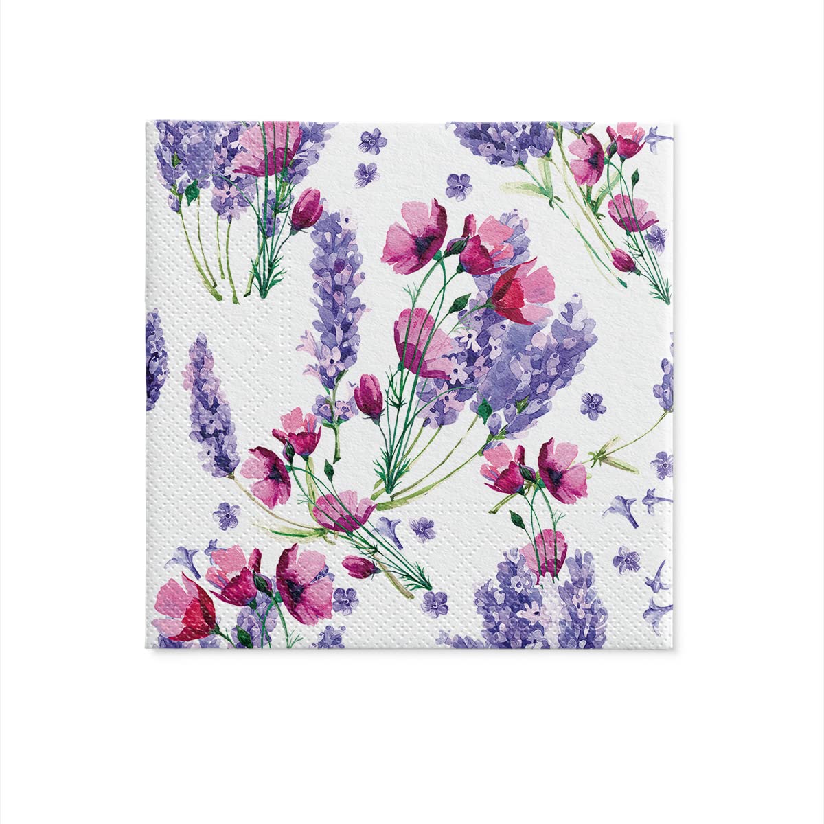 PAW Decor Collection Wild Flowers Napkins - 3-Ply Paper | 33 x 33 cm | 20 Pieces 3