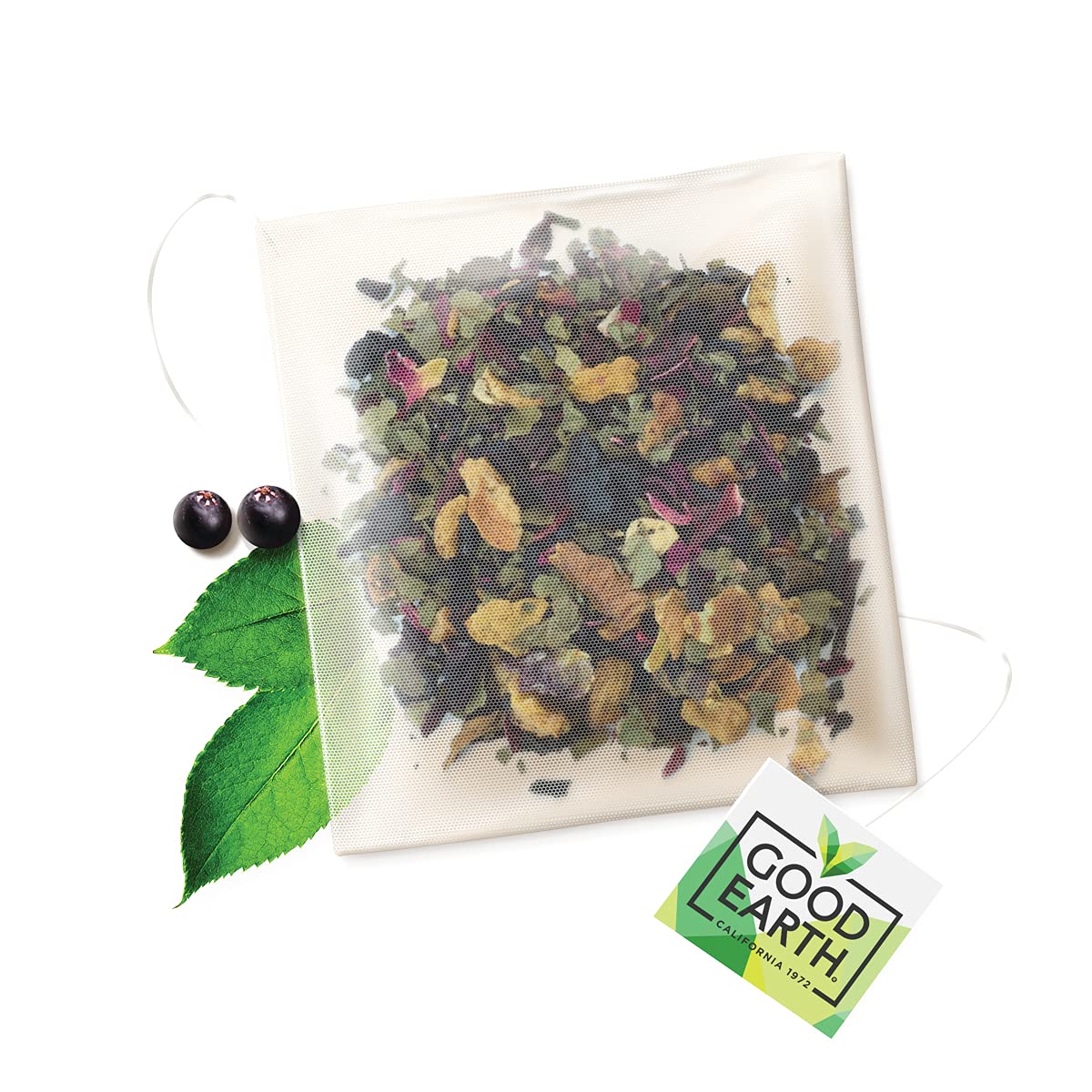 Good Earth Hibiscus, Sweet Berries & Rose Herbal Tea - 30 Tea Bags 3