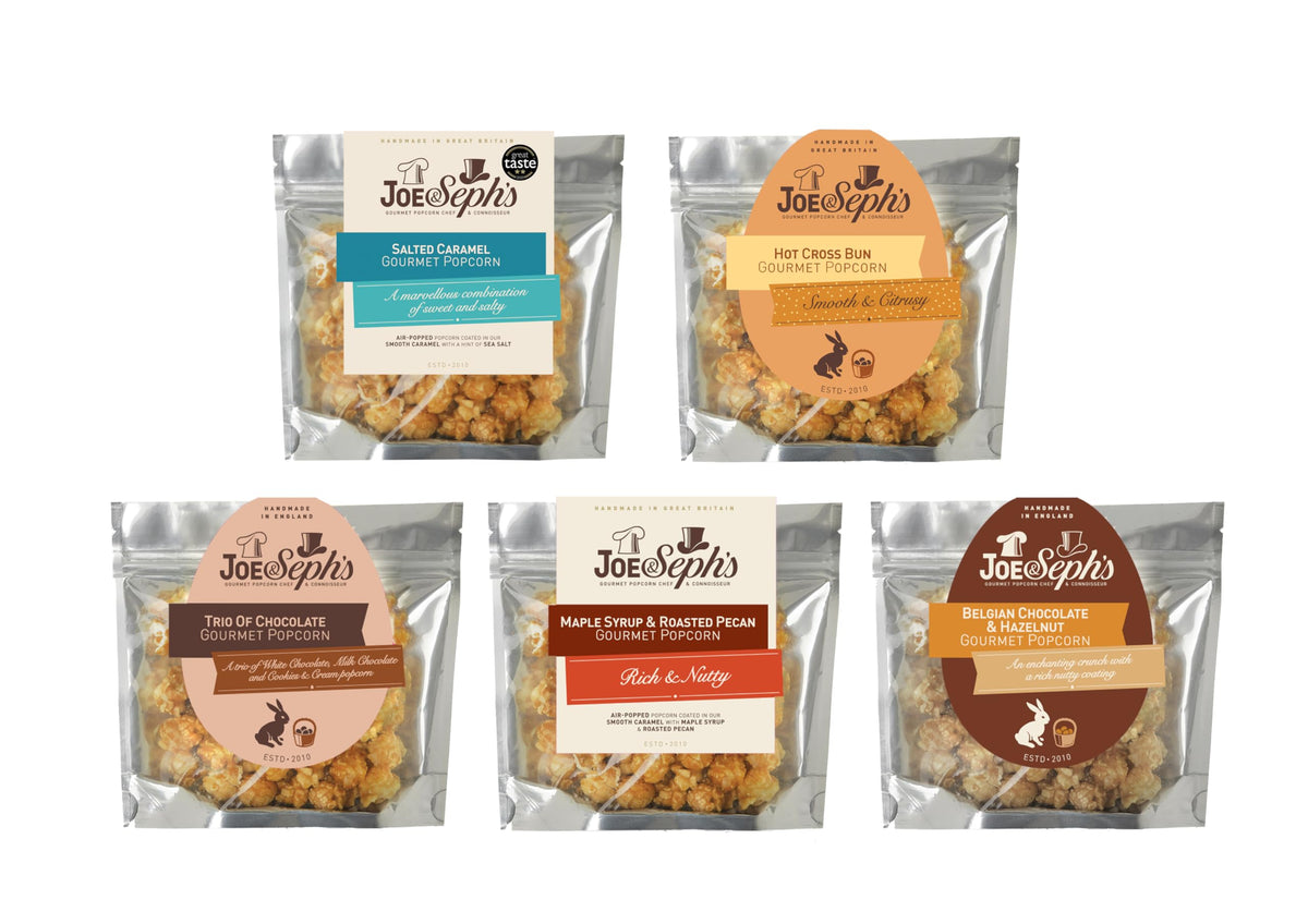 Joe & Seph's Popcorn Tasting Selection - 5 Flavours | 160g 1