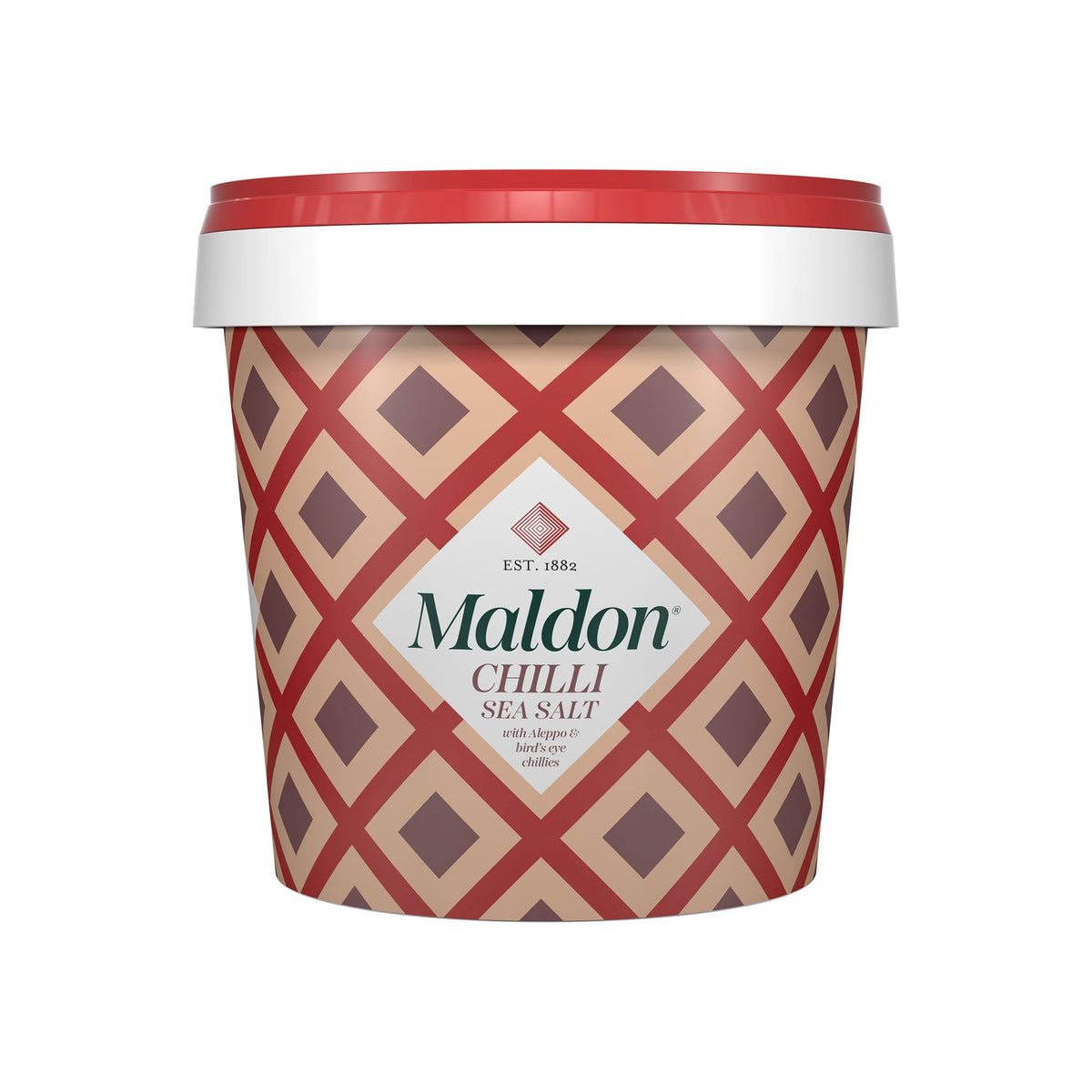Maldon Chilli Sea Salt Flakes - Spicy Aromatic Flavour | 500g | Flake