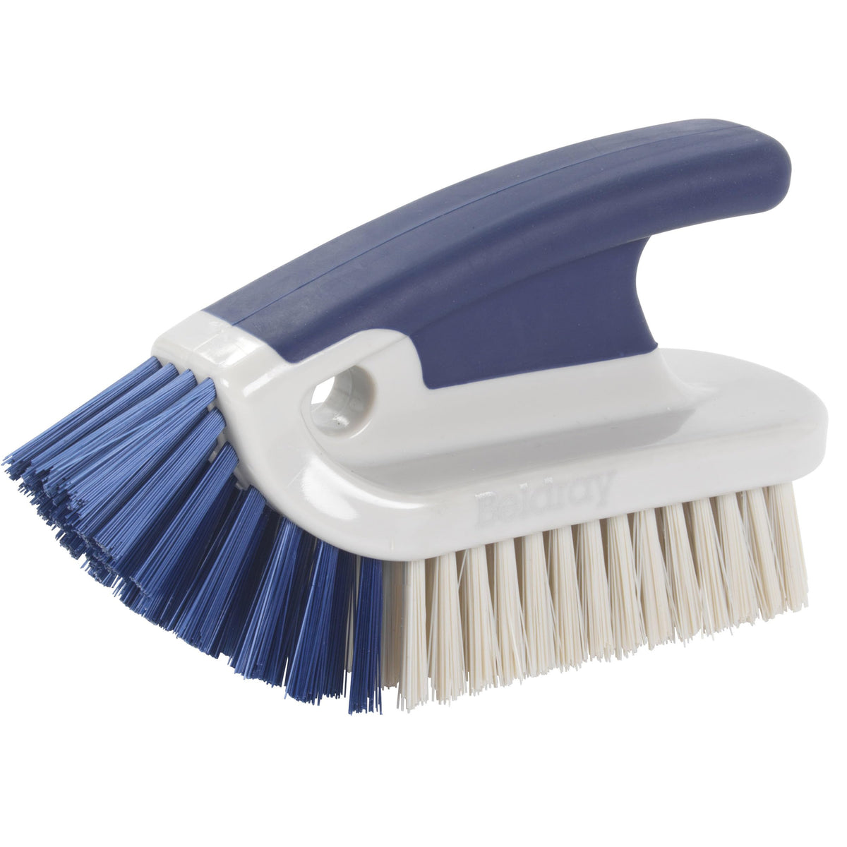 Beldray Deep Clean Angled Scrubbing Brush - Durable Bristles, Non-Slip Handle | Blue Navy 1