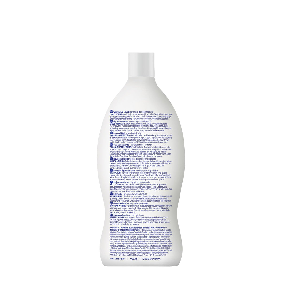 ATTITUDE Washing-Up Liquid - EWG Verified, Plant-Based Formula, Gentle on Hands, Green Apple & Basil Scent, 700ml 7