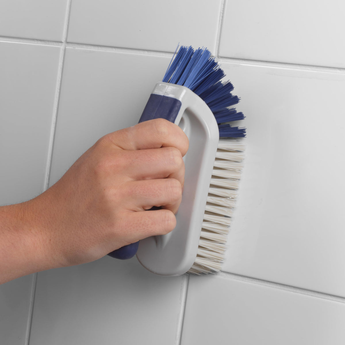 Beldray Deep Clean Angled Scrubbing Brush - Durable Bristles, Non-Slip Handle | Blue Navy 4