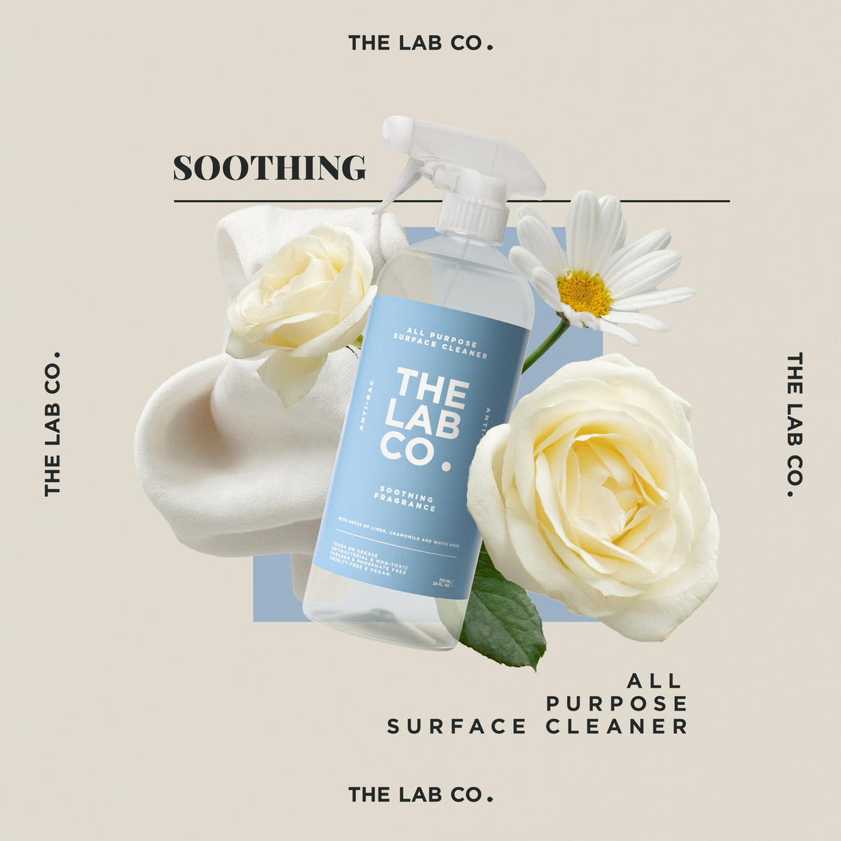 The Lab Co. Antibacterial All Purpose Cleaner - 750ml | Multi Surface, Streak Free, Pet Friendly 2