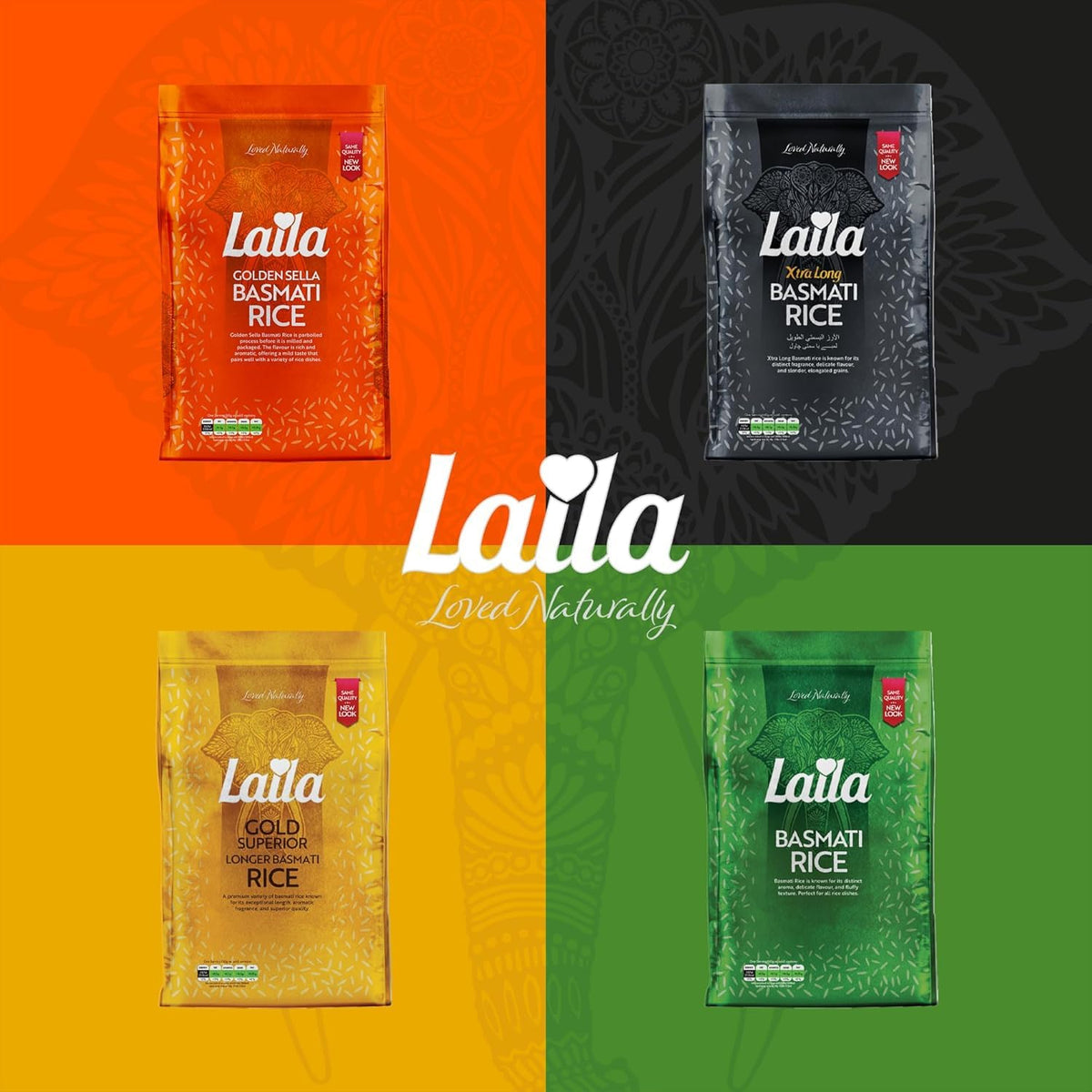 Laila 100% Pure Basmati Rice - 500g Bag | Long Grain | Gluten-Free 6