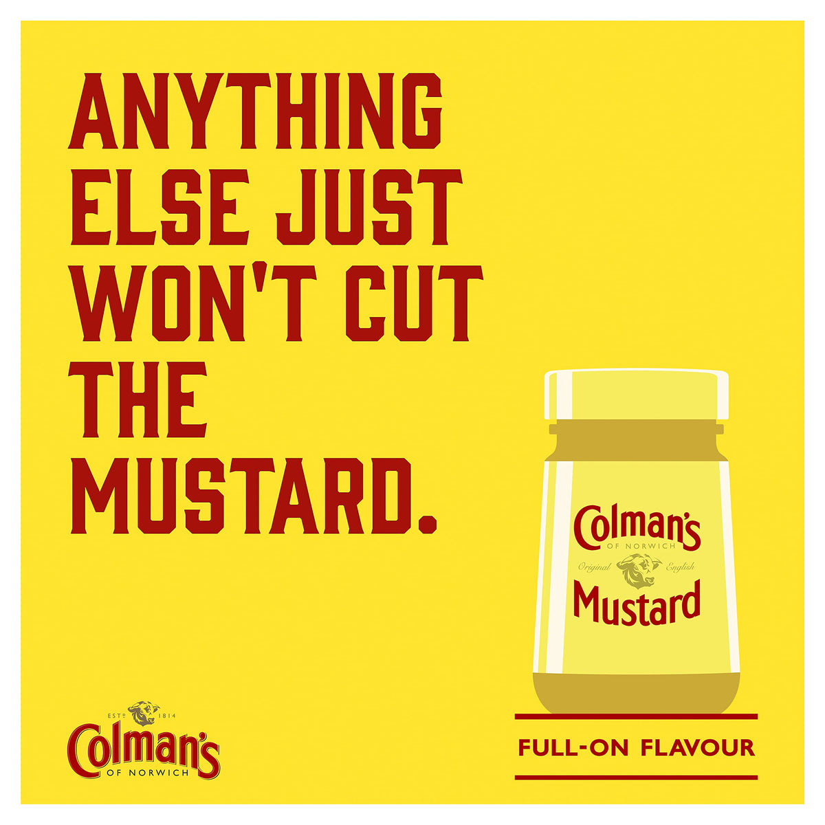 Colman's Original English Mustard - Double Milled Mustard Seeds | 100g Jar (Pack of 2) 4