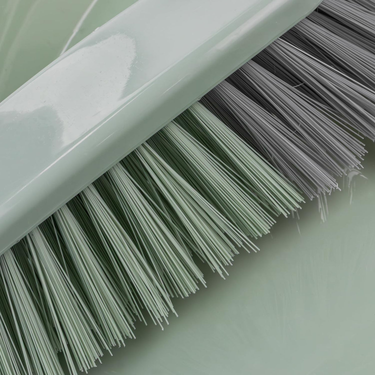 JVL Dustpan and Brush Set - Handheld Floor Sweeper for Carpets, Wood, Tile | Green 6