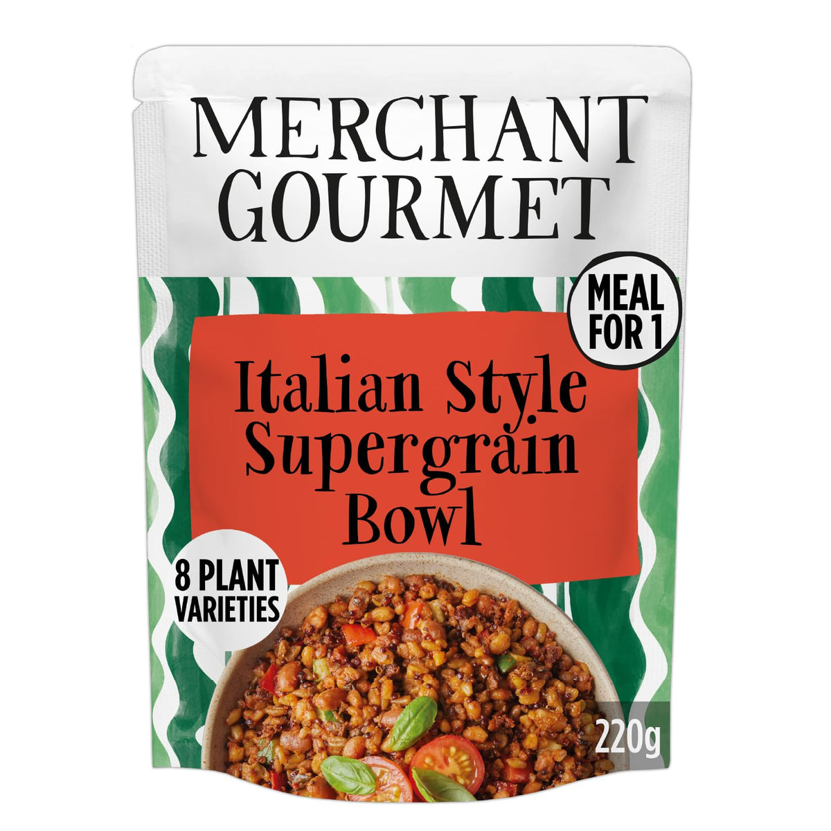 Merchant Gourmet Italian Supergrain Bowl - Ready-to-Eat | 220g | Vegan Friendly