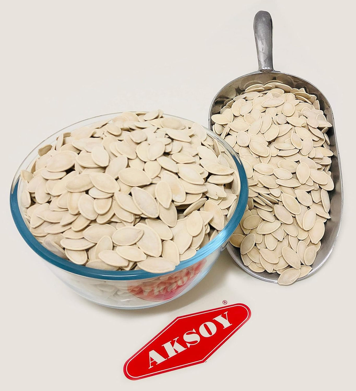 AKSOY Roasted and Lightly Salted Pumpkin Seeds - High in Fibre & Protein | 375g | Gluten-Free 3