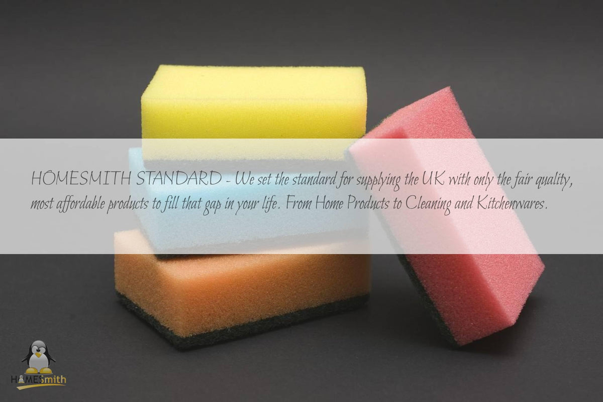 HomeSmith Dual-Sided Sponge Scourers - Absorbent & Non-Scratch Cleaning Sponges - Pack of 20 4