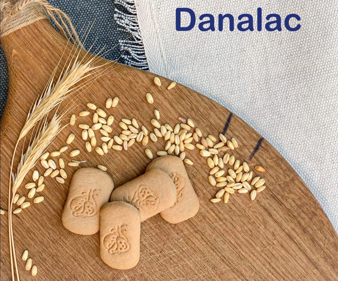 Danalac Natural Baby Biscuits - Finger Food Snack for Toddlers 6+ Months, 240g Pack of 2 5