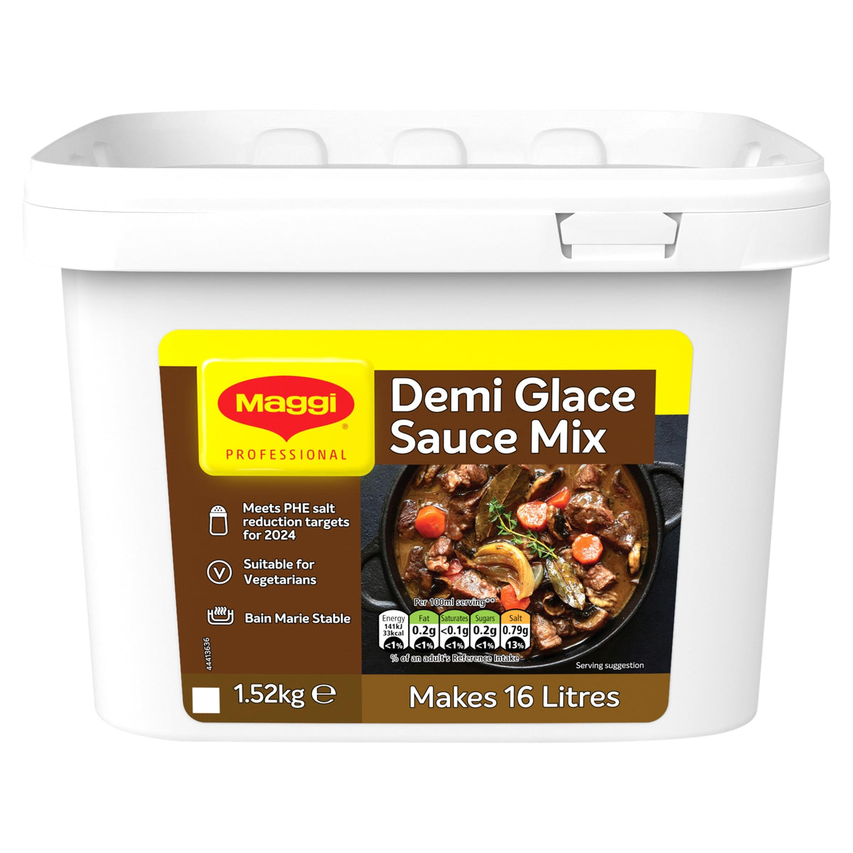 MAGGI Demi-Glace Sauce - Rich Brown Sauce Mix for Casseroles & Pies | 1.52 kg 2