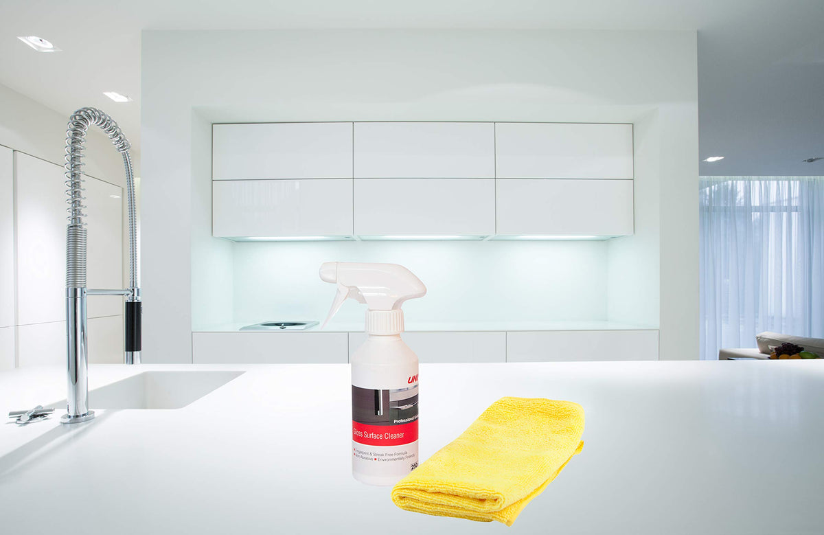 Unika Gloss Surface Cleaner - Anti-Static, Streak-Free Finish | 250 ml Spray | Fresh Scent 10