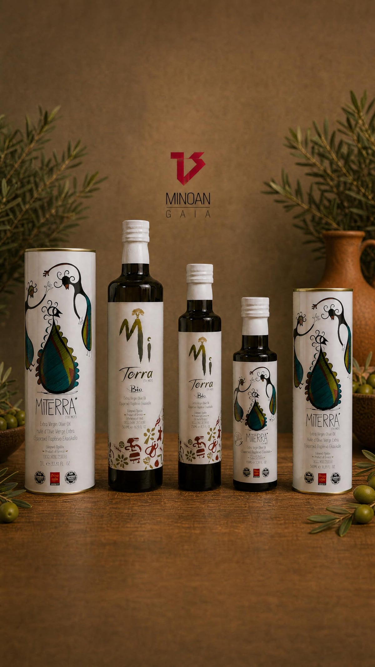 MITERRA Cretan Extra Virgin Olive Oil - Cold-Pressed Koroneiki Olives | 500ml 5