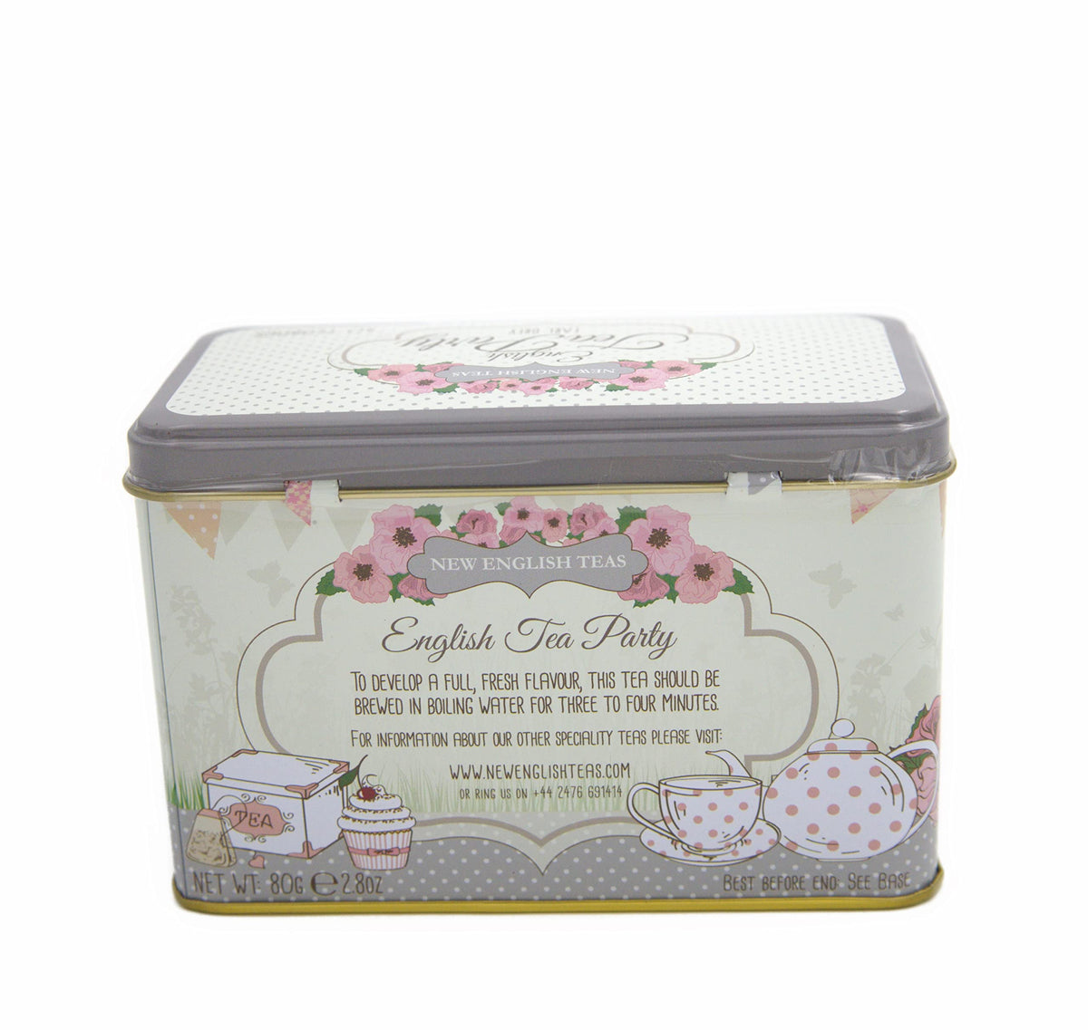 New English Teas Earl Grey Tea Tin - 40 Teabags | Black Tea, Bergamot Flavouring 2