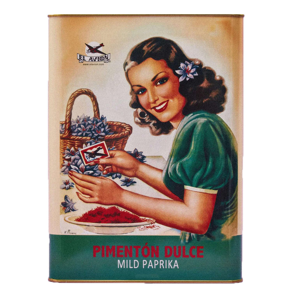 El Avion Vintage Mild Paprika - 75g Tin | Powdered Spice