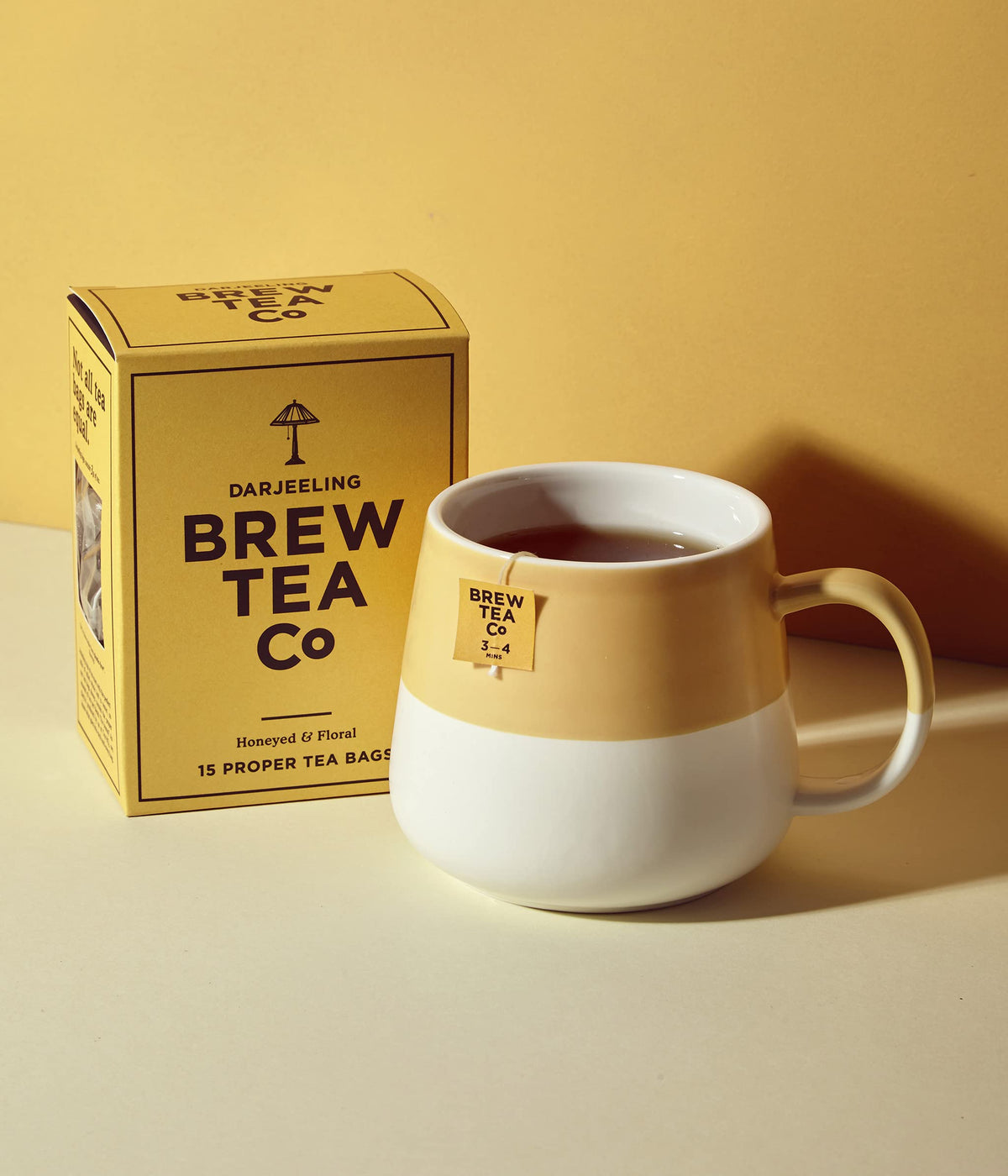 Brew Tea Co Darjeeling Teabags - Honeyed & Floral Flavor | 15 Teabags 6