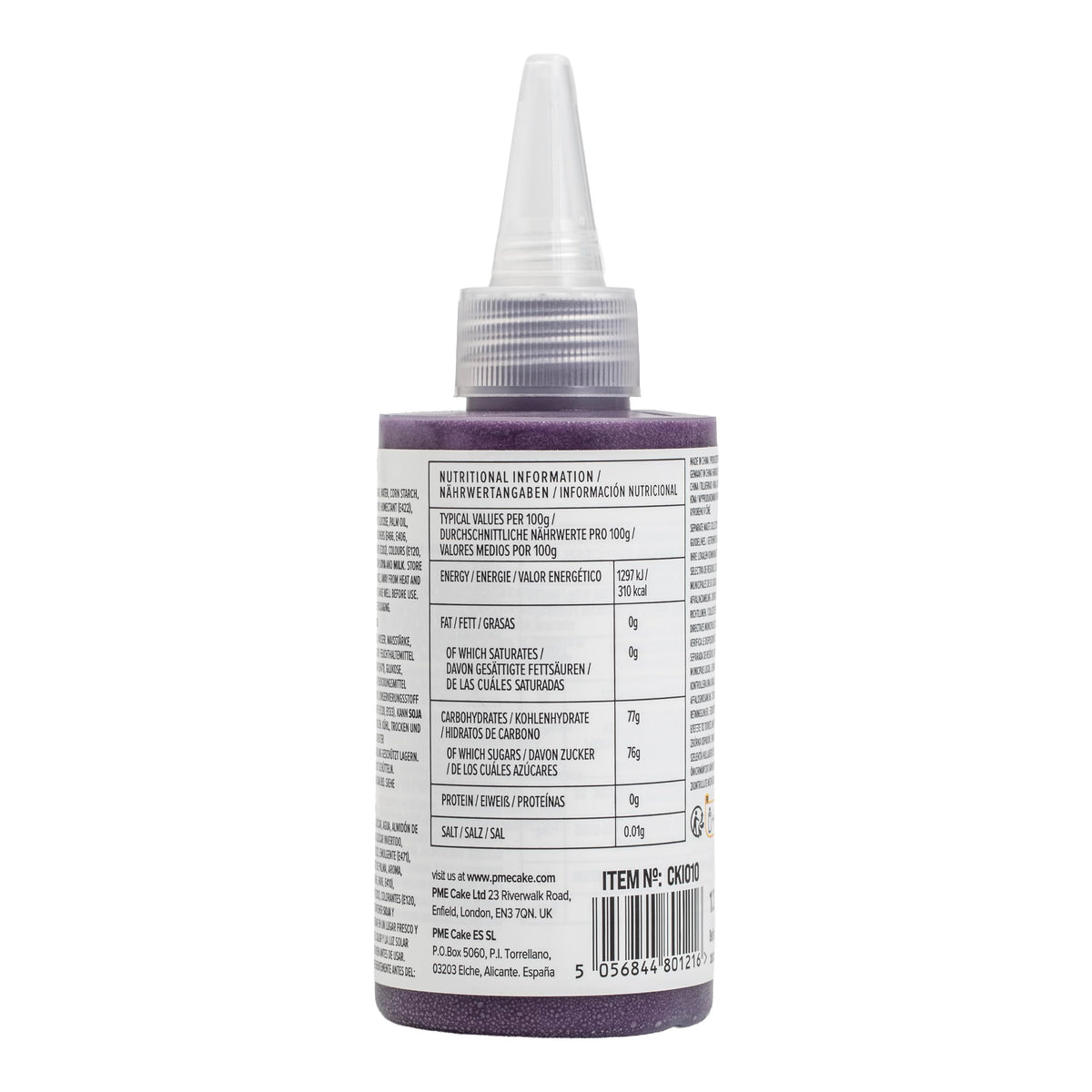 PME Purple Biscuit Icing - Ready-to-Use for Creative Cookie Decorating | 120g 8