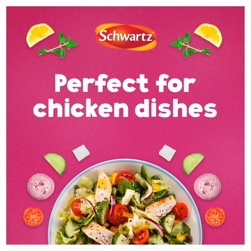 Schwartz Lemon and Thyme Chicken Seasoning - 43g Jar (Pack of 6) 3