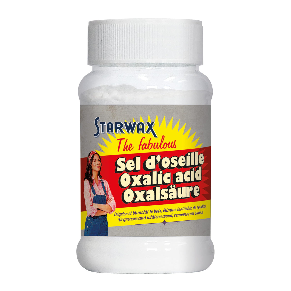 STARWAX THE FABULOUS Sorrel Salt - 400g Powder | Whitens Wood & Textiles | Removes Rust & Oxidation
