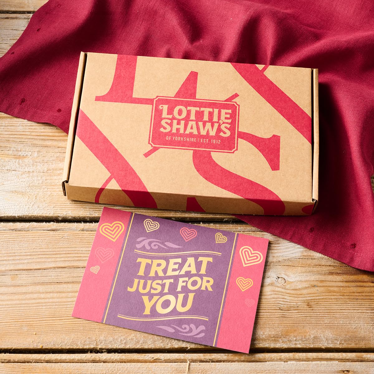 Lottie Shaw's Happy Birthday Baked Treats Letterbox Gift - 4 Count Pack | 340g