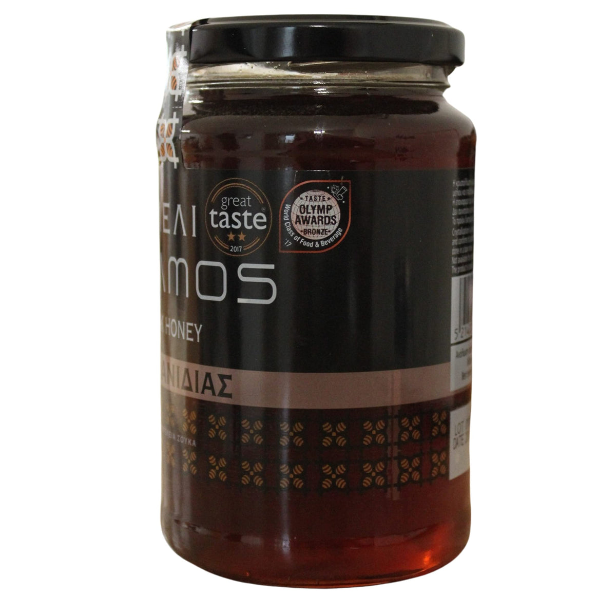 Helmos Greek Oak Honey - Raw & Unpasteurized | 480g | Brown