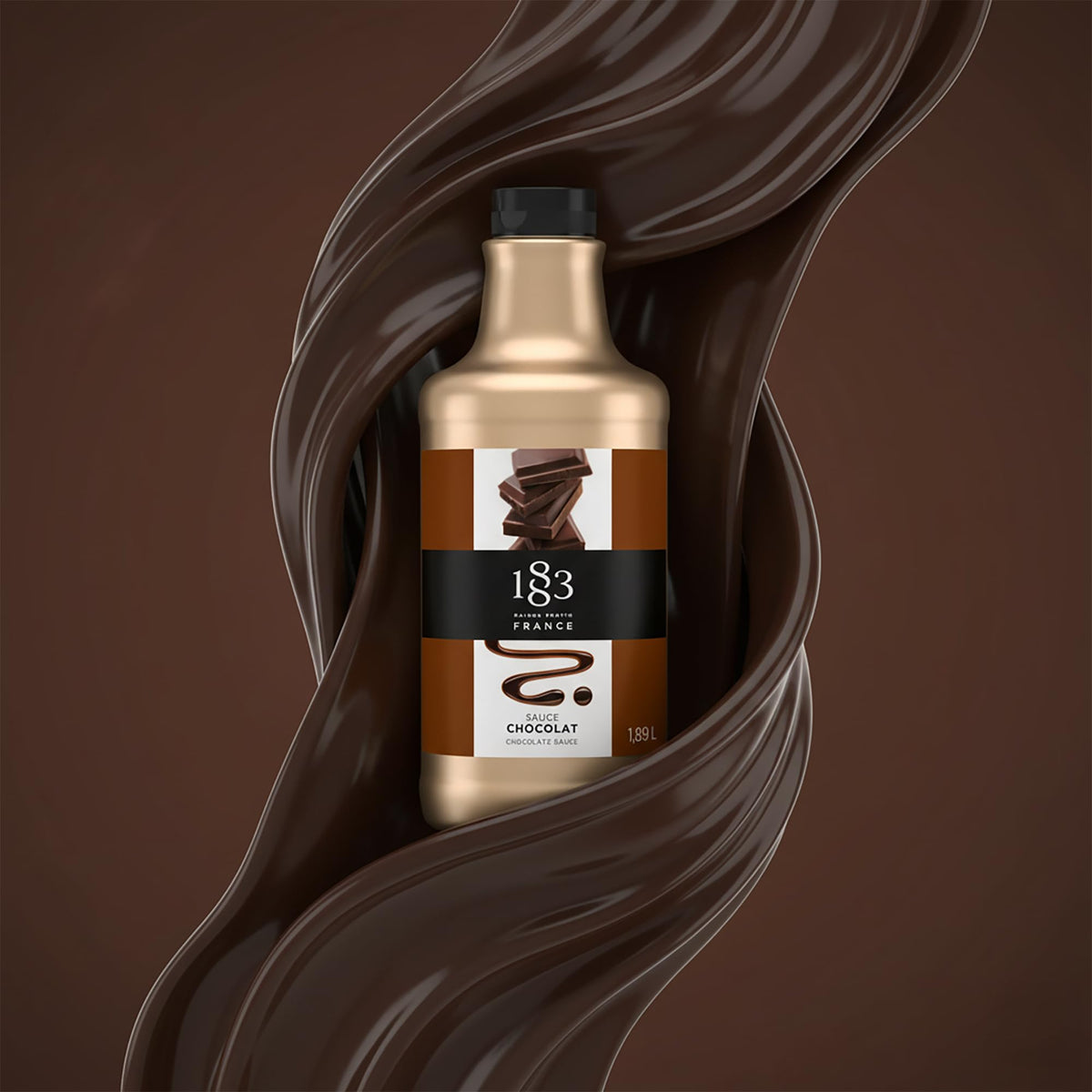 1883 Maison Routin Chocolate Sauce - Rich Cocoa Blend, 500ml Squeeze Bottle (Pack of 2) 5