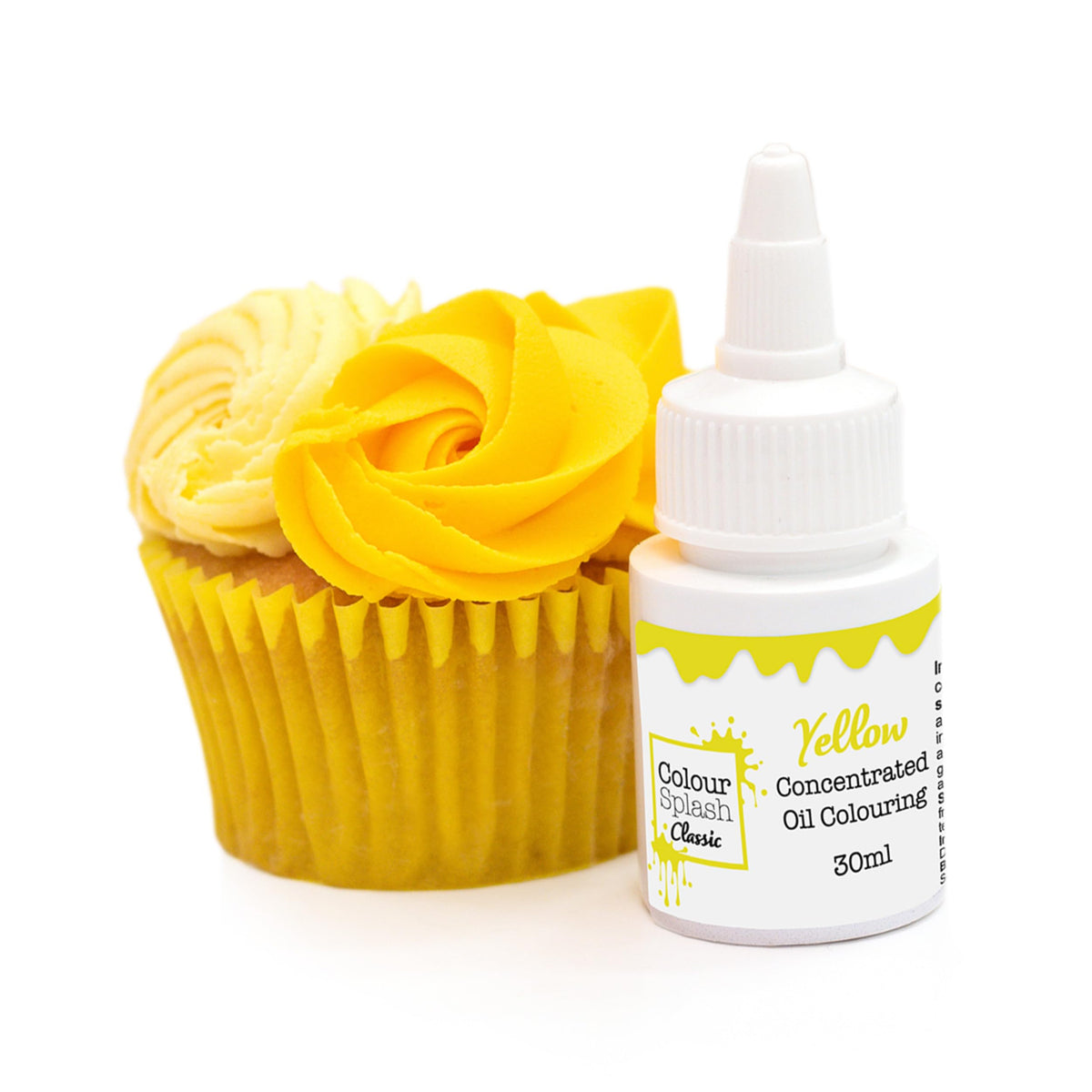 Colour Splash Oil Based Food Colouring - Yellow | 30ml Bottle