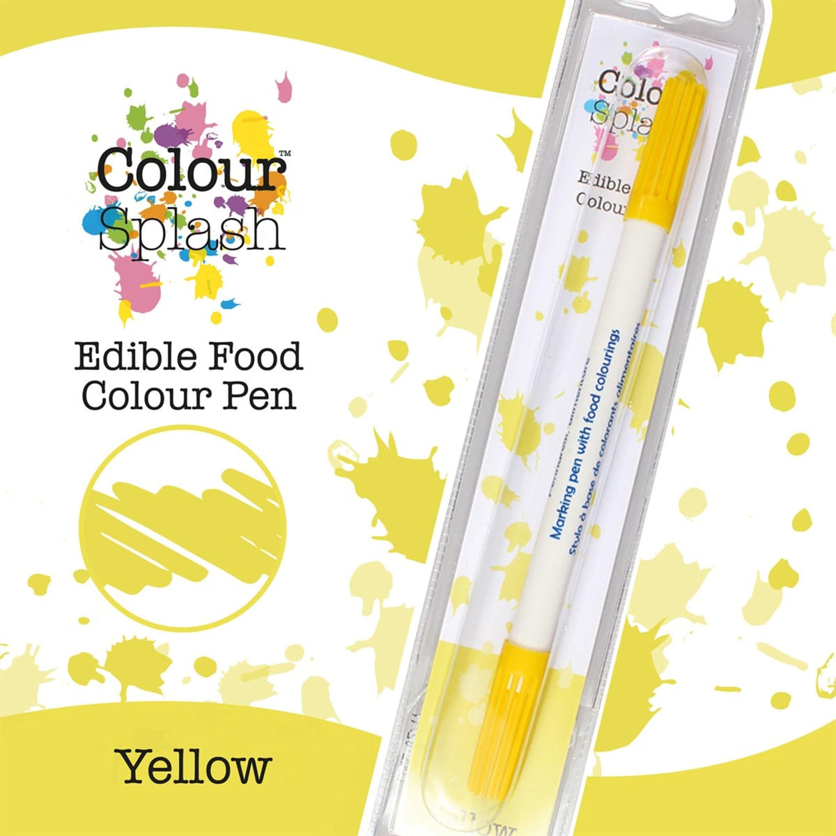 Colour Splash Edible Food Colouring Pens - Dual Tip, 8 Colours, 2ml Each