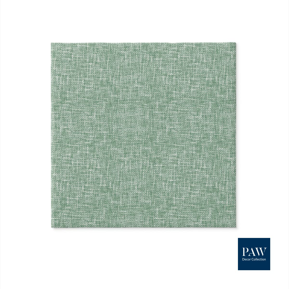 PAW Decor Collection Linen Feel Napkins - 50 Pack | 40 x 40 cm | Green 3