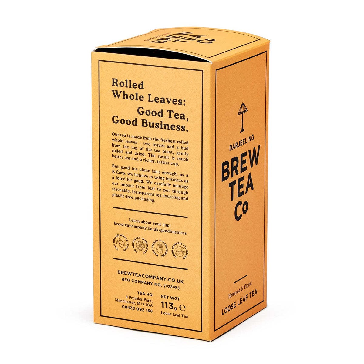 Brew Tea Co Darjeeling Black Tea - Honeyed & Floral Flavor, Loose Leaf, 113g 2