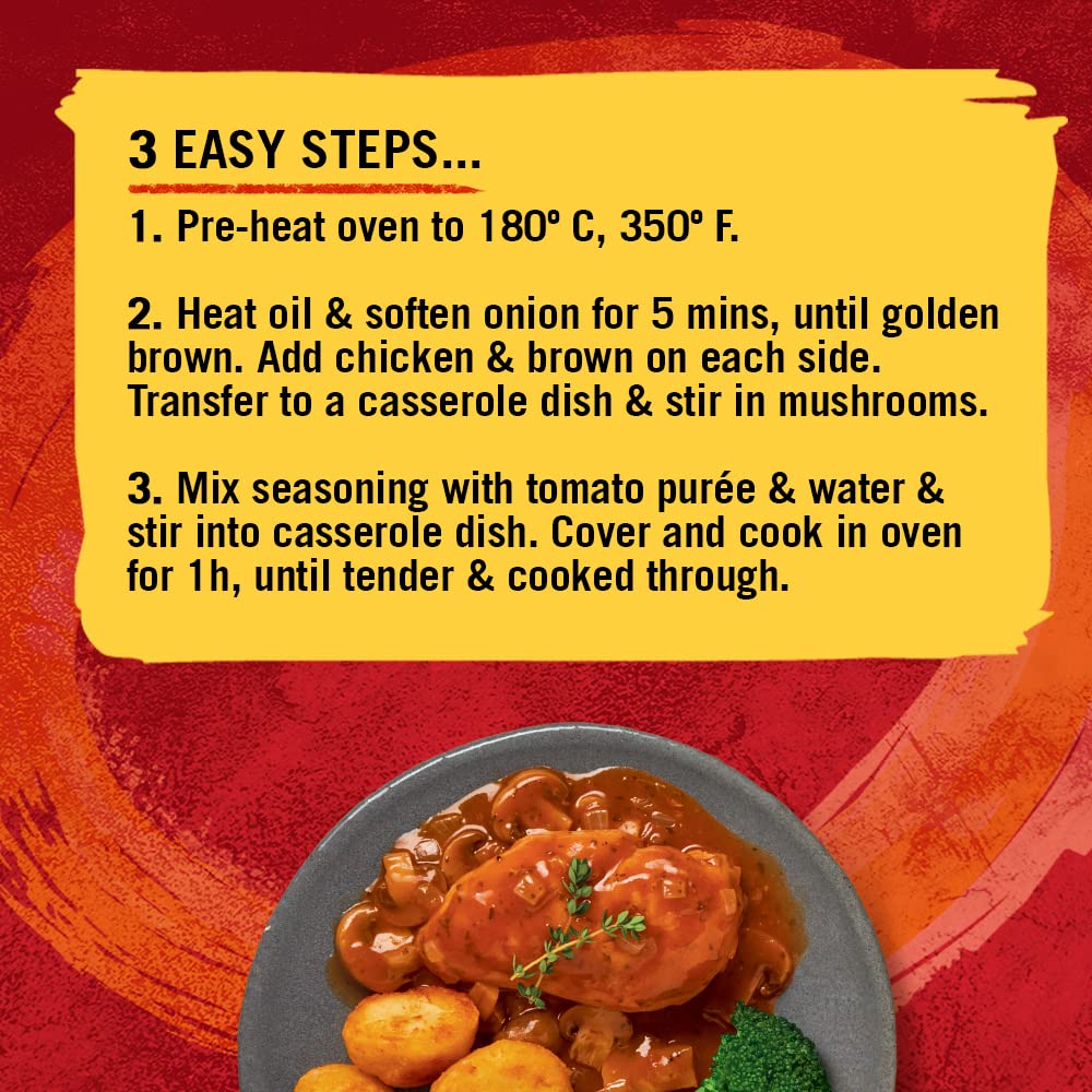 Schwartz Chicken Chasseur Mix - 40g Pouches (Pack of 12)