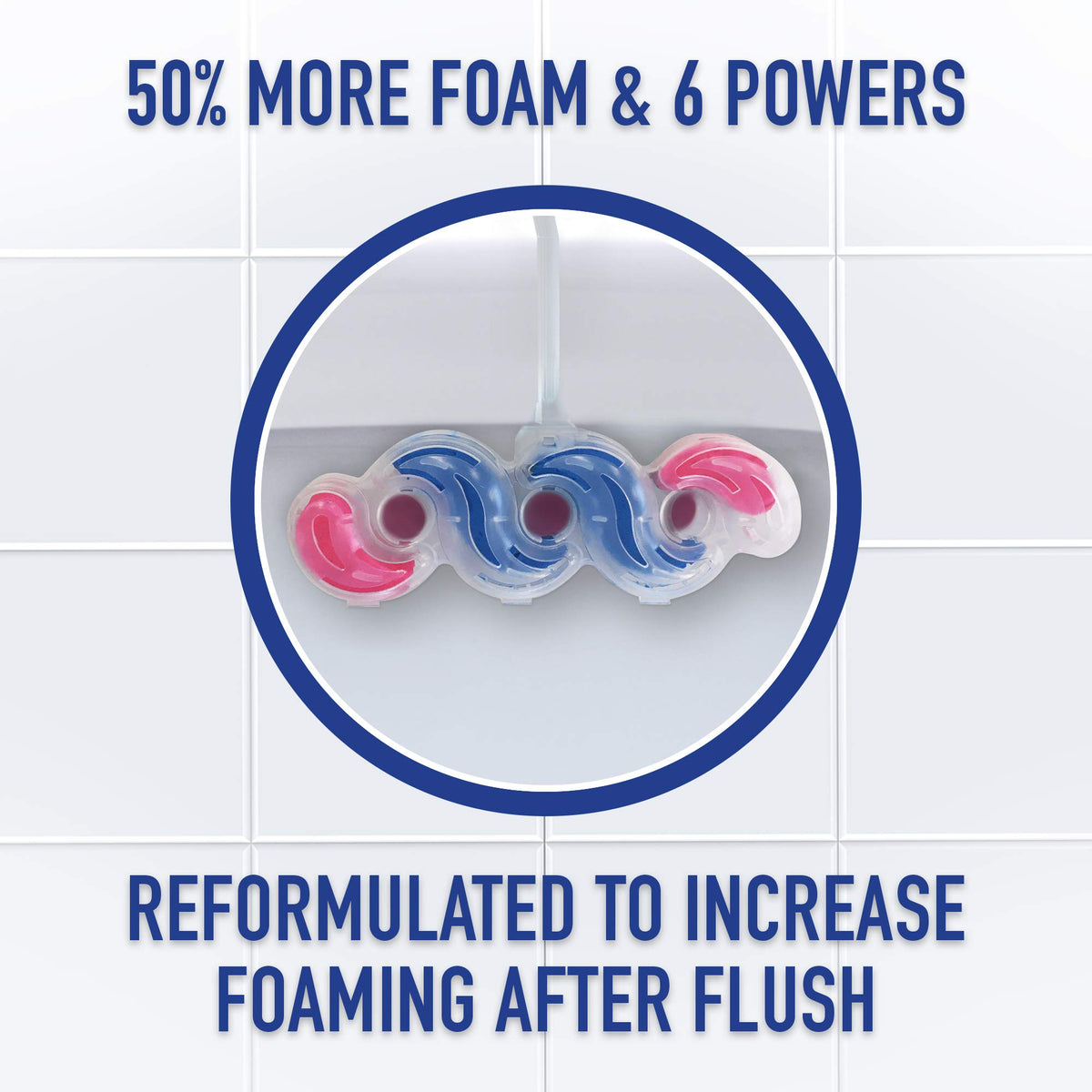 Harpic Active Fresh Toilet Rim Block - Tropical Blossom Fragrance | Pack of 6 | Prevents Limescale 5