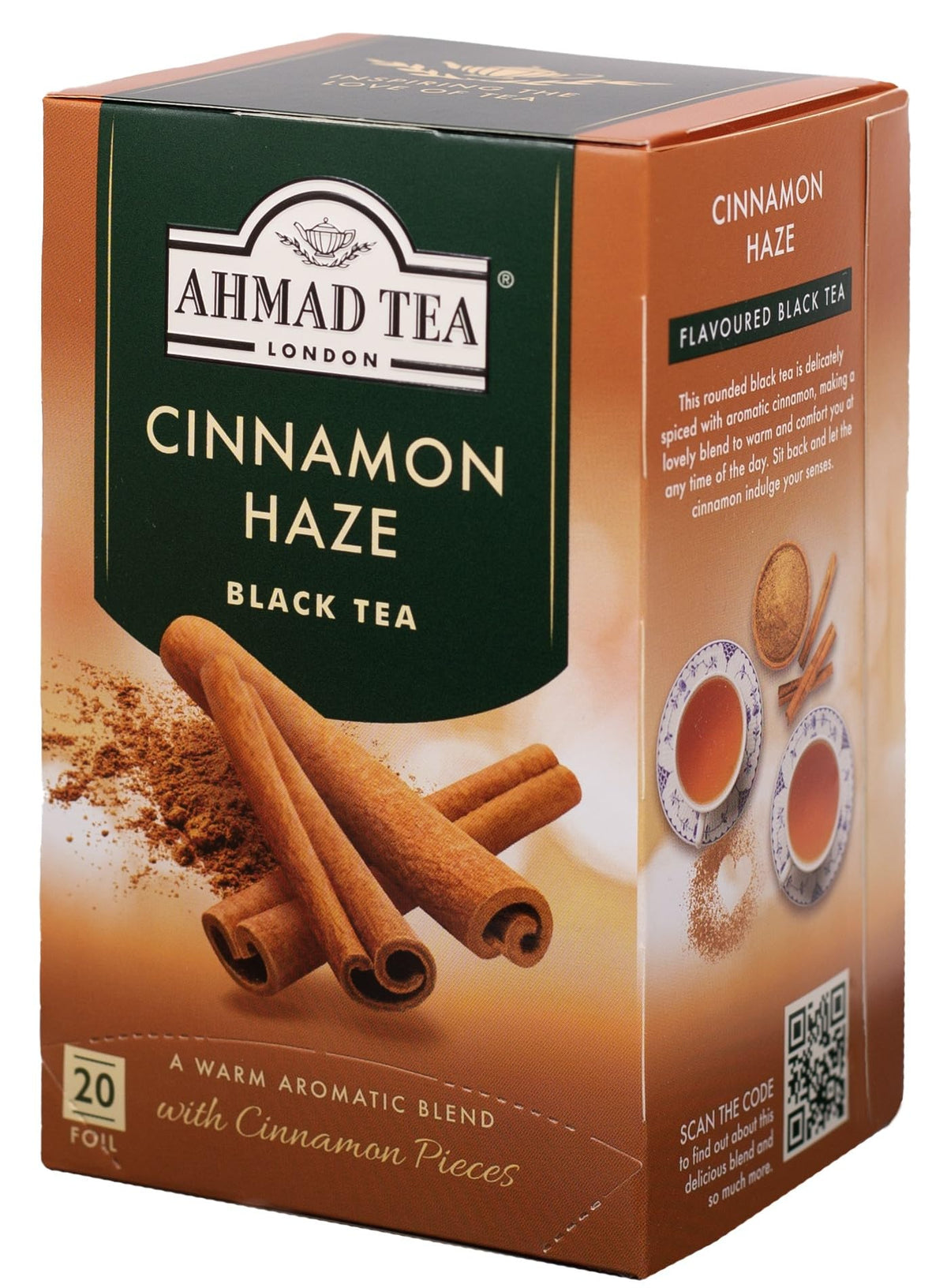 Ahmad Tea Cinnamon Haze Black Tea - 20 Teabags (Pack of 5) 3